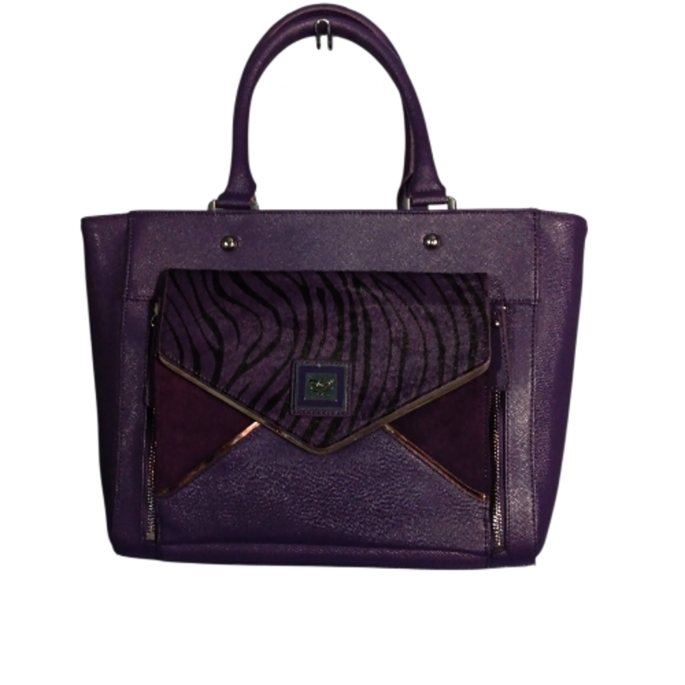 SHARIF 1827 Elegant Purple Handbag/Extra Bag Inside